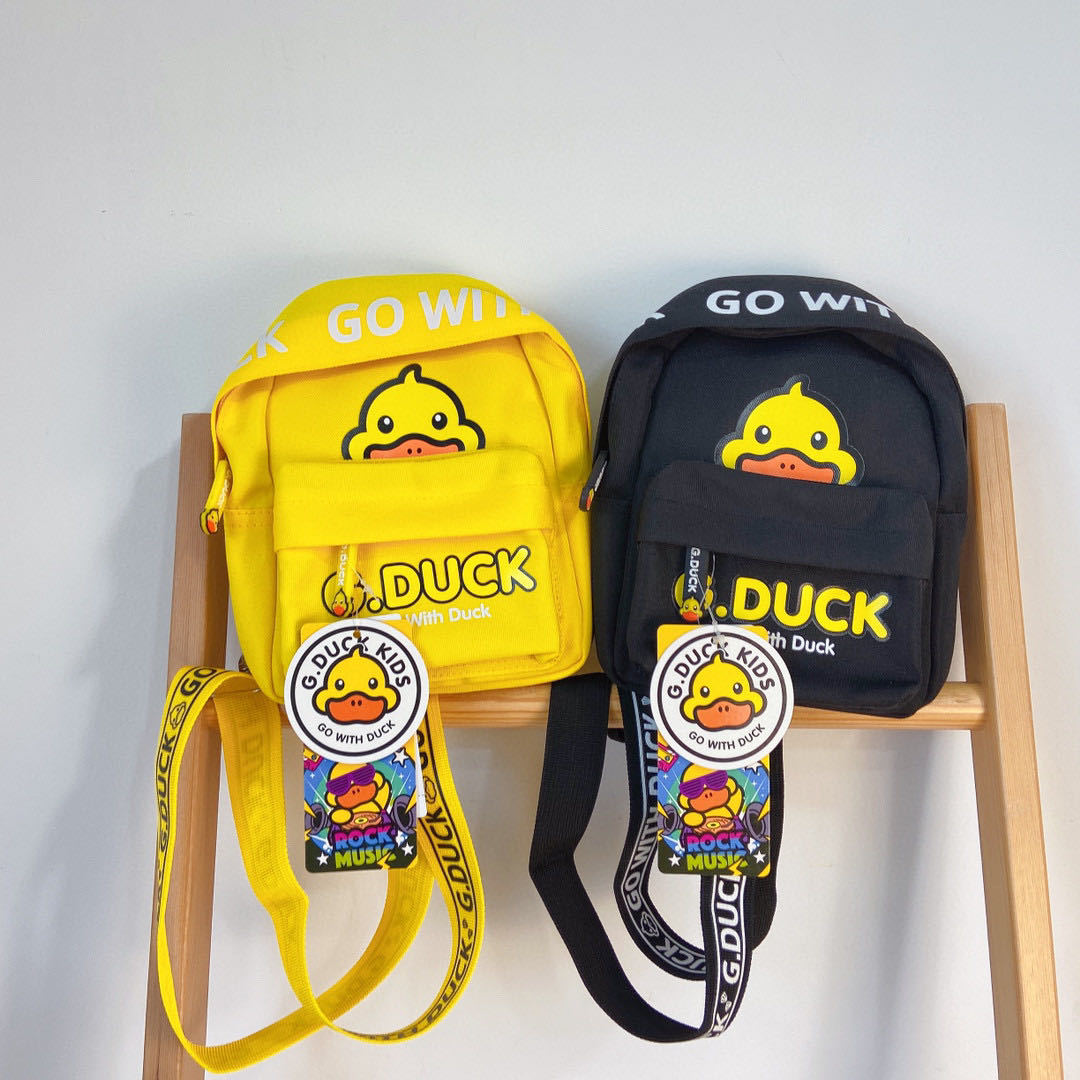 Harrow Little Yellow Duck Breast Bag Fall 2023 Kids Boys Girls Cartoon Shoulder Bag Little Kids Belt Bag