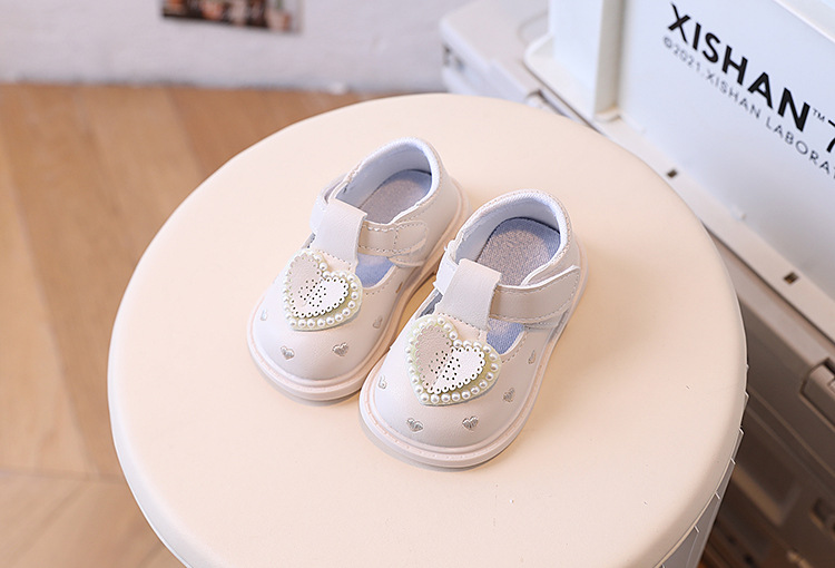 Scarpe da principessa in pelle per bambini piccoli, primavera e autunno, da 0 a 2 anni_voghion.com