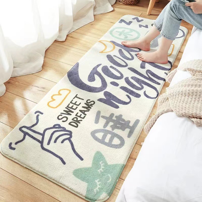 Modern creative non-slip cartoon carpet for living room for bed for…