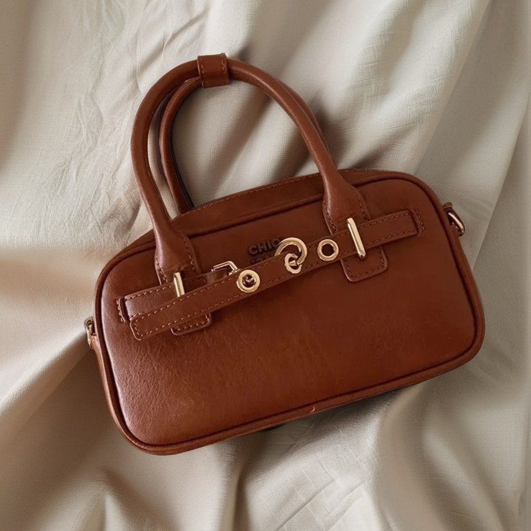 NANFENG CHIO2ND YORK 블록 베개 가방 여성 사무원 잡화 작은 핸드백 손 어깨 크로스 바디 백