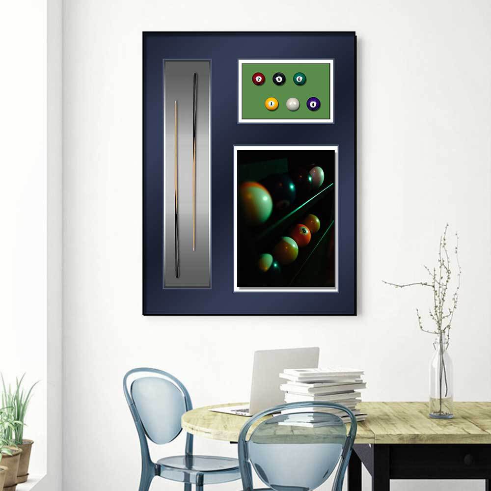 Pintura colgante de billar Sala de estar Sofá Fondo de pared Pintura decorativa Sala de billar física tridimensional Entrada Dormitorio Pasillo