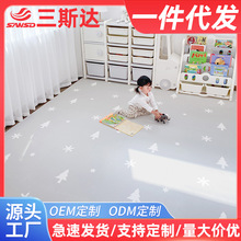 泡沫地墊加厚拼接兒童家用嬰兒防摔爬行墊地板墊卧室榻榻米爬爬墊