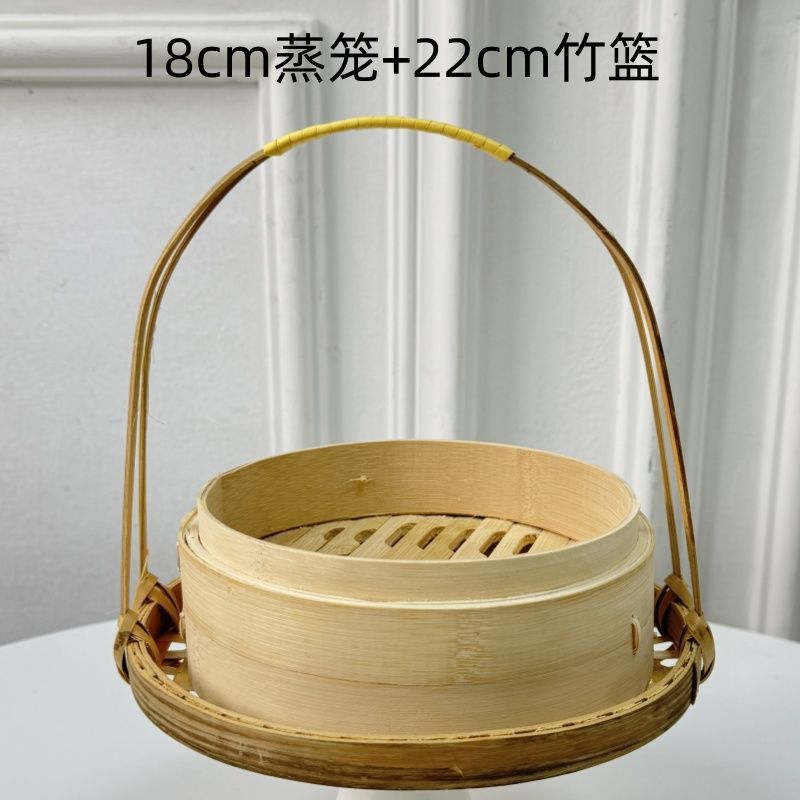 2025中秋节蒸笼竹篮蛋糕装饰花好月圆福满中秋贴纸兔子手提篮装扮|undefined