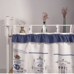 日本橫杆掛鈎櫥櫃窗簾置物掛架免打孔伸縮杆夾子卡夾式杆托固定夾