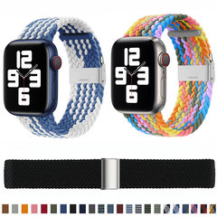 Suitable for iwatch9 Apple Watch elastic buckle strap Apple Watch woven nylon adjustable wrist strap
