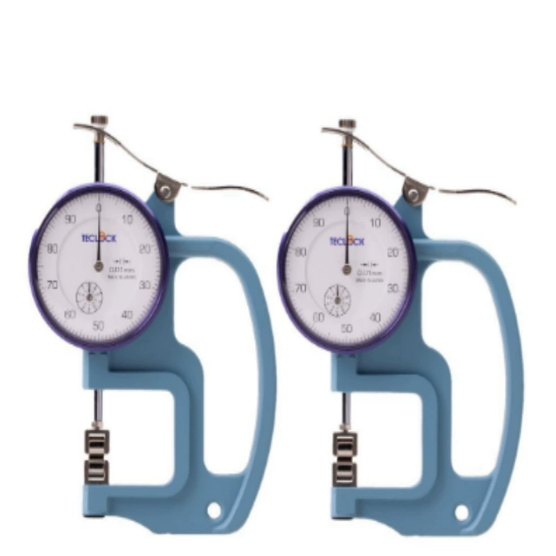 TECLOCK roller type probe pointer thickness gauge SM-528-RL thickness meter handheld thickness gauge