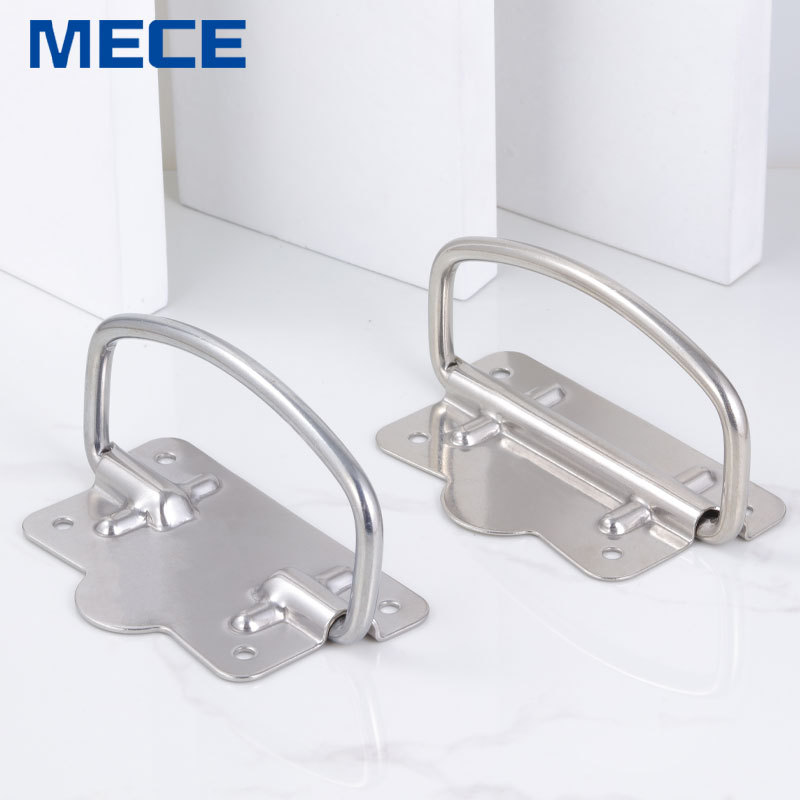 廠家直供不鏽鋼可脫卸拉手木箱把手工具箱活動提手鐵箱蓋扣環拉手