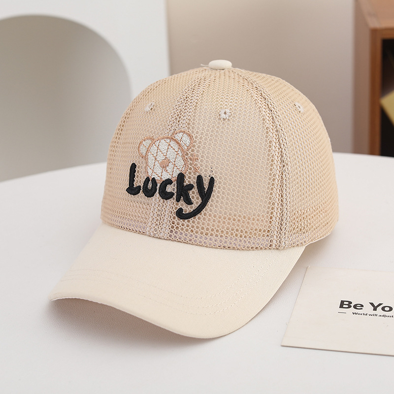 Sombreros infantiles de verano delgados sombreros solares transpirables para niños sombreros de malla sombreros sombreros de béisbol de viaje