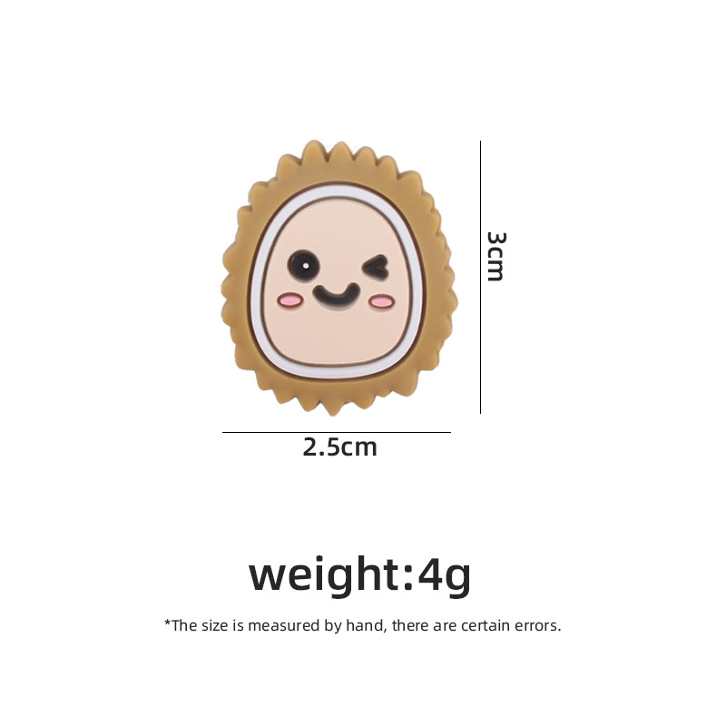 Bebé suministros de dibujos animados silicona Durian DIY bebé molar pezón cadena mordedor pulsera juguete Accesorios