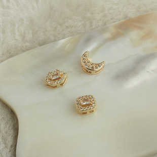 14k����ɫ�����ʯ���� diy�ֹ��Ʒ��� �׺����ΙE�A�������