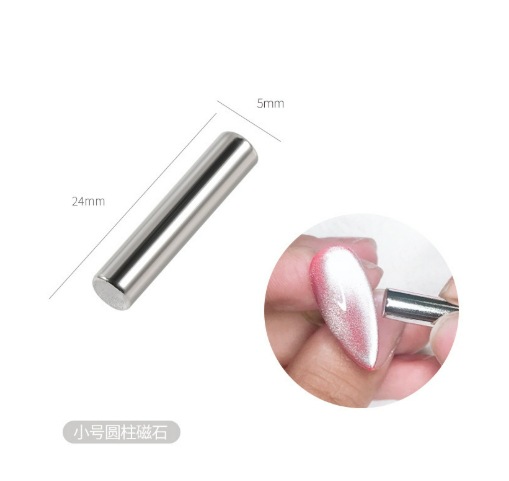 Herramientas de imán cilíndrico para ojos de gato de manicura, imán multifuncional, imán de fantasía, piedra de absorción de hierro, pegamento para ojos de gato 3 en 1