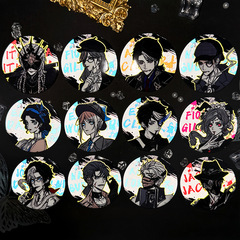 第五人格反光吧唧傑克園丁先知約瑟夫紅夫人古董商入殮師雙閃徽章