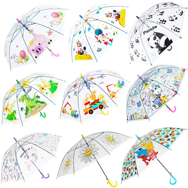 children's automatic cartoon umbrella for men and women
