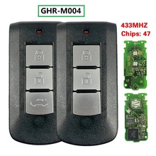 适用于三菱欧蓝德 帕杰罗L200遥控器GHR-M004/ M003 47芯片434mhz