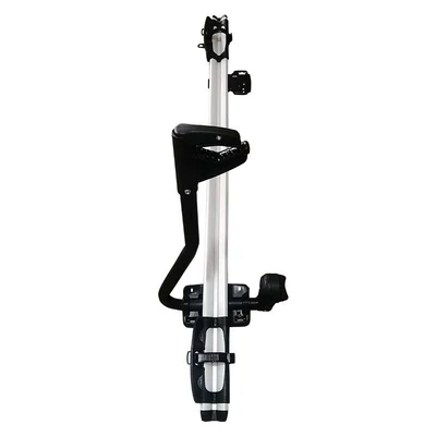 Sedan Fixed Balance Bike, Car bike rack - silver-magnesium-aluminum-alloy-lockable-bicycle-rack-no-need-to-drill-holes