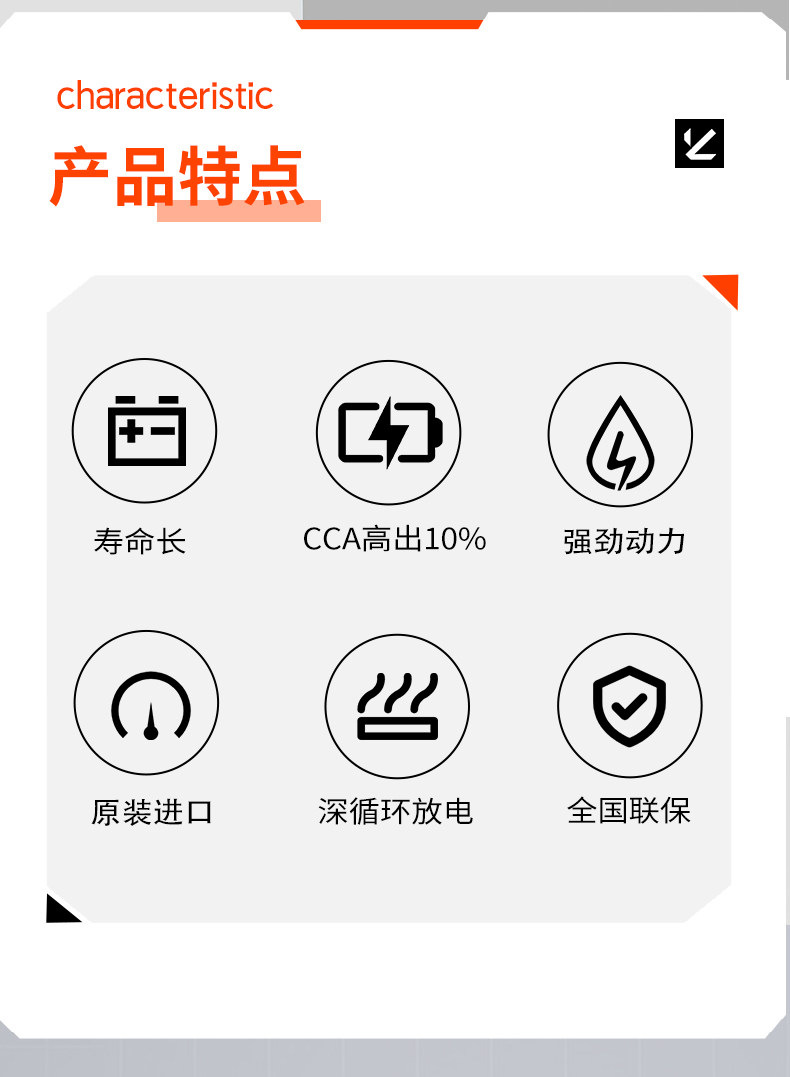 Hantai battery car battery 12v62ahL2400 is suitable for Volkswagen Sagitar, Polo, Lavida, Jetta, Santana