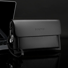 爆款外贸密码锁手拿包大容量防盗长款钱包外出手拎包商务手抓包