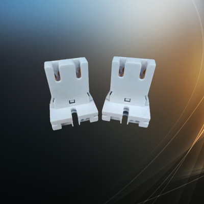 厂家批发LED灯头G13测试老化灯座PC塑料灯具配件单针灯管吊灯支架|ms