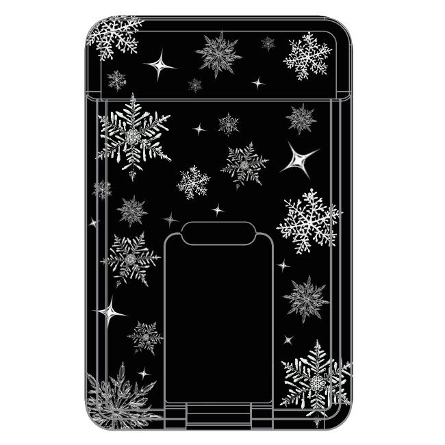 アップルの携帯電話に適用される磁気吸蔵性のあるMagSafeスタンドのカードカバーiPhone16-12のシリコンゴム製の収納カードケース|undefined