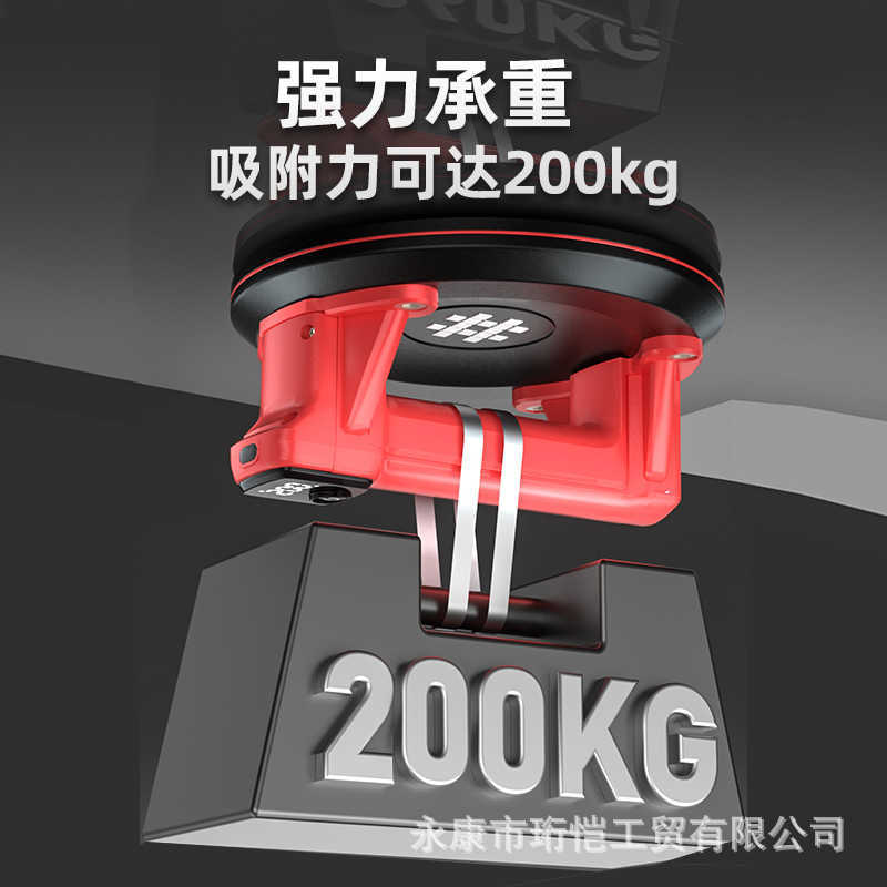 P618A电动真空吸盘瓷砖玻璃地砖6100大板重型固定器气泵吸E18