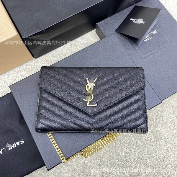 Cross-Border Selection of High-End Women's Bags 2025 New Style Quilted Chain Bag Versatile Fashion Elegant Shoulder Crossbody Bag