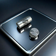 碳纤维 圆饼 大号大孔6MM*4MM*2金属分线器滑块耳机线中档分叉器