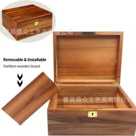 复古收纳盒 跨境储物箱 木质节日礼物纪念品箱珠宝首饰品包装木盒