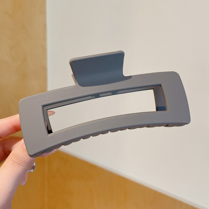 Pinza de agarre simple y versátil de temperamento, clip de tiburón grande, horquilla, pinza para el cabello de alta calidad para mujer, clip para el cabello en la parte posterior de la cabeza, accesorios para el cabello al por mayor