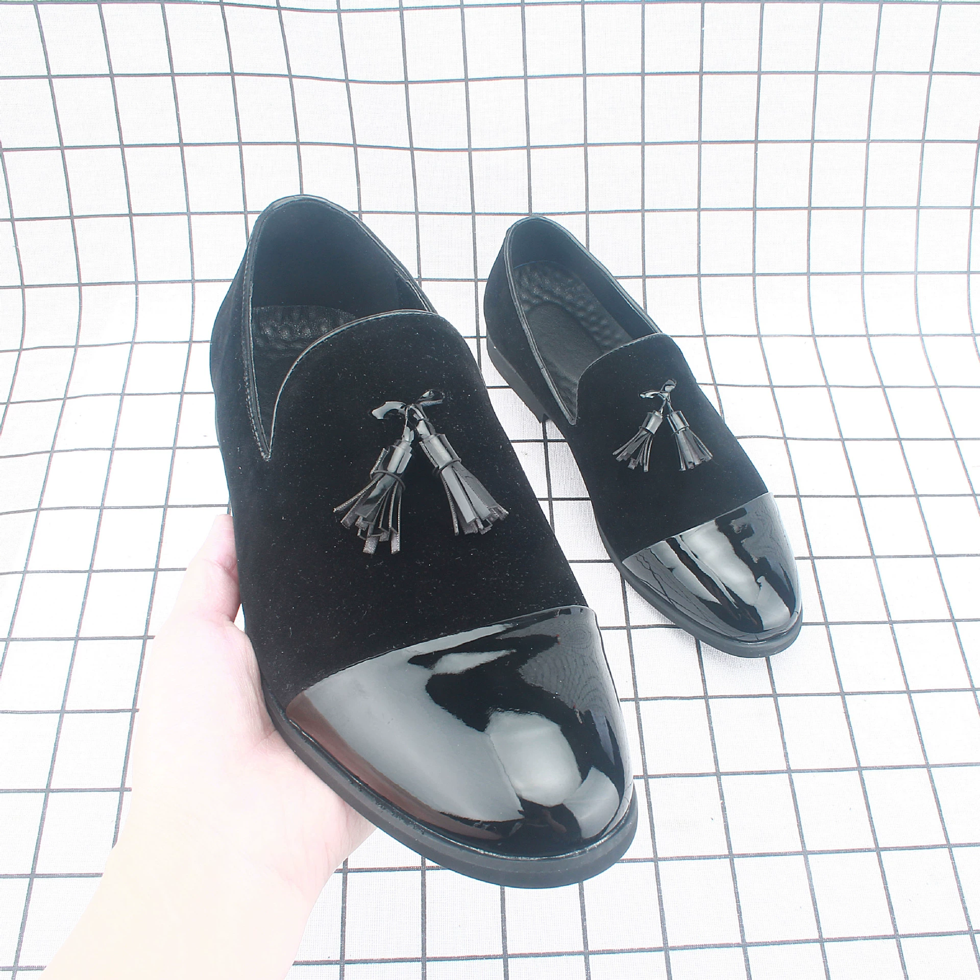 Летние лоферы, мужские деловые повседневные кожаные туфли без шнуровки в британском стиле, молодежная официальная мужская обувь для парикмахеров 2233