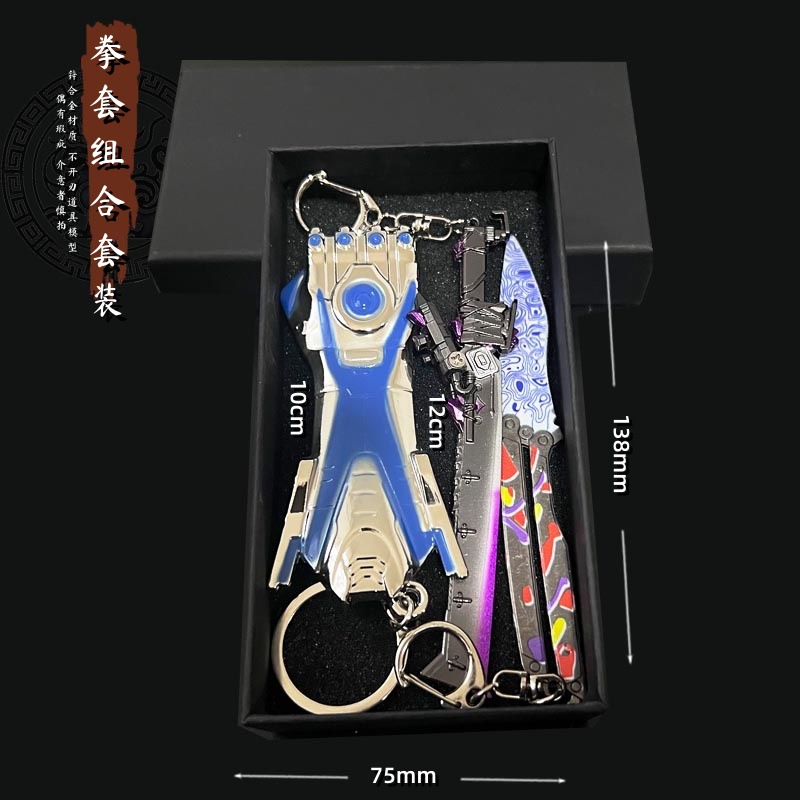 Guantes cortaviento B10cm + Llama de 12cm + Frente frío de 12cm + Caja de regalo