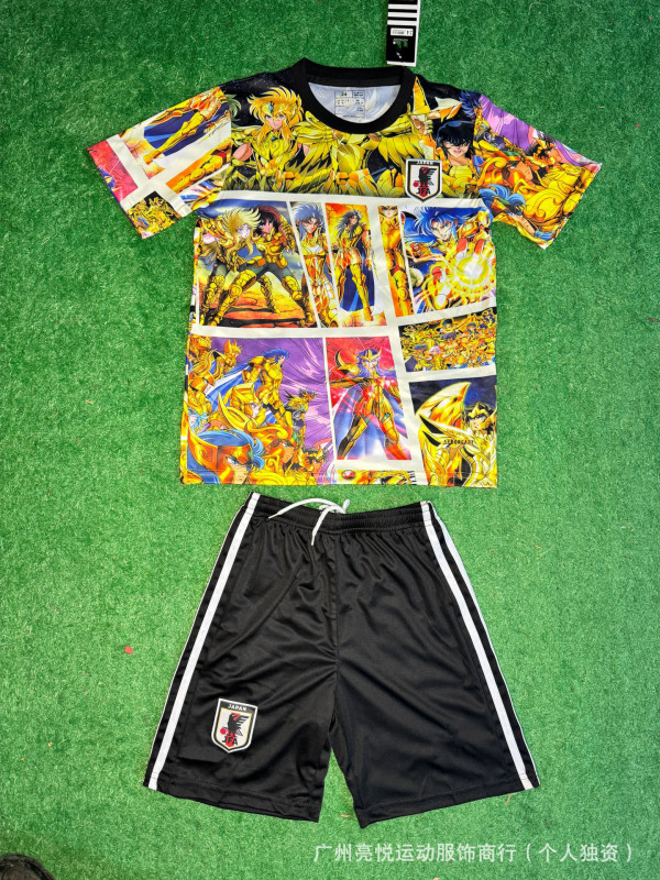 サッカーユニフォーム日本アニメワンピースドラゴンボールナルト超サイヤ人クレヨンしんちゃんシリーズ子供服|undefined