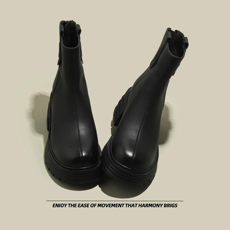 Martens, high comfortable universal chelsea platform, low boots, fitted
