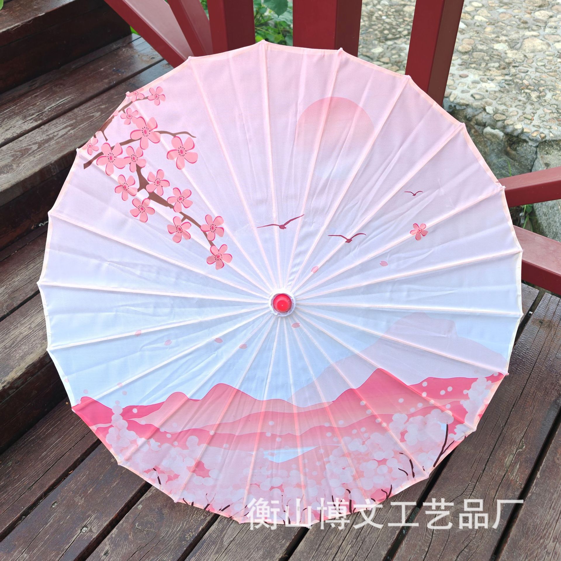 Paraguas de papel de aceite paraguas de baile paraguas antiguo de estilo japonés paraguas de baile cheongsam pasarela decoración de la boda a prueba de lluvia Hanfu paraguas