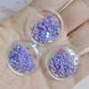 Transparent nail sequins PVC, children's hair accessory