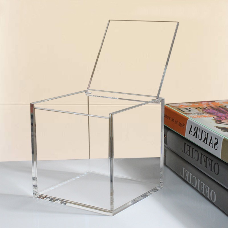 现货亚克力盒子高透防护透明盒有机玻璃亚克力罩子异形展示盒加工