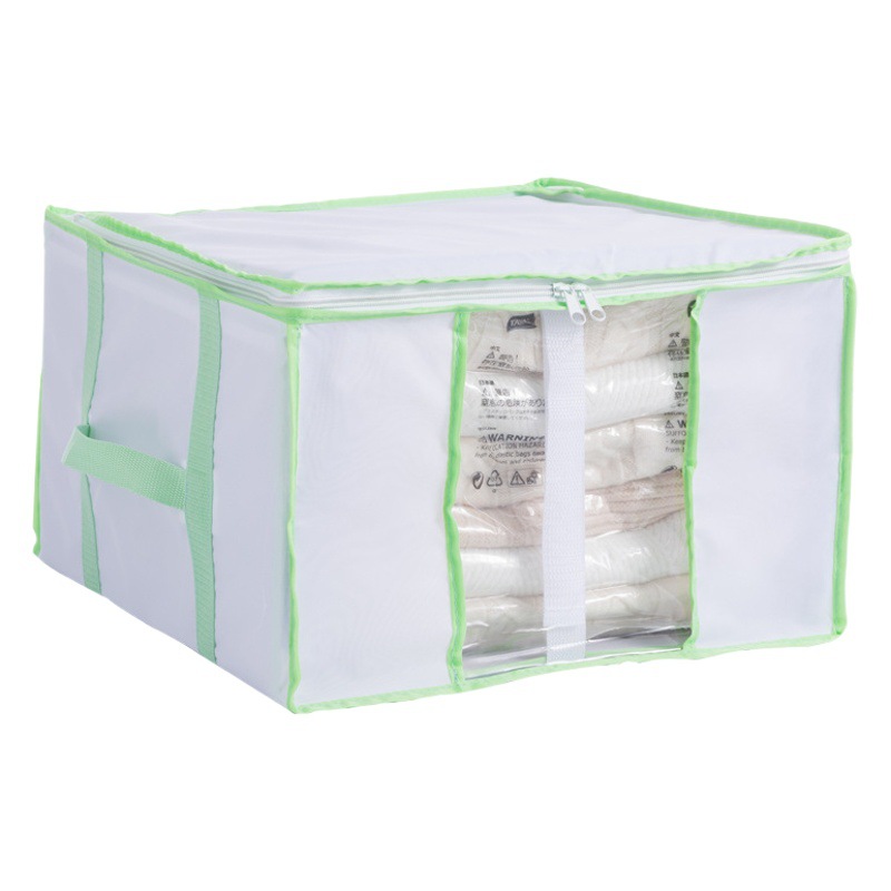 [Caja de almacenamiento inferior de la cama] Caja de almacenamiento de compresión de vacío Taili caja de almacenamiento Oxford tela ropa edredón caja de polvo