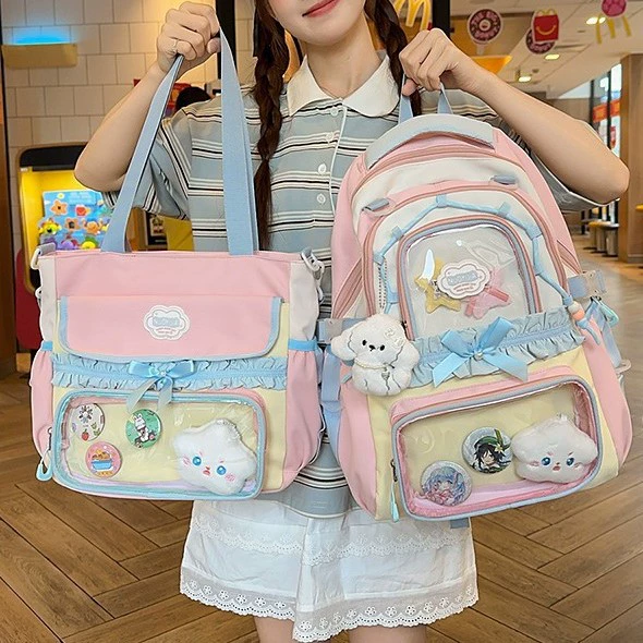 High quality Japanese brand fresh cute capacious backpack