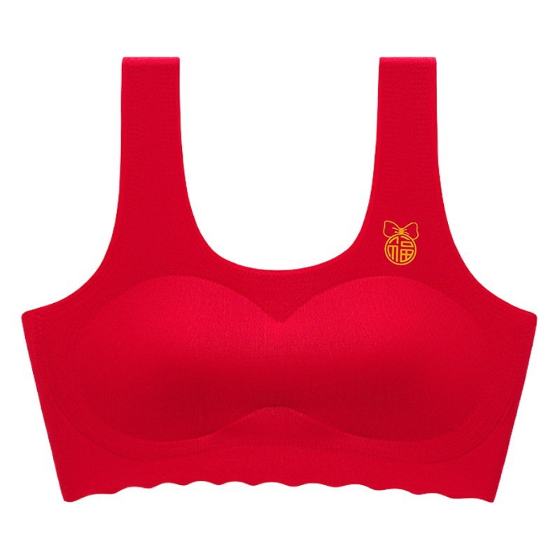 Niñas Año DE NACIMIENTO ropa interior traje niñas Chaleco período de desarrollo estudiantes de secundaria niños grandes Niñas Junior High School Big Red puro algodón