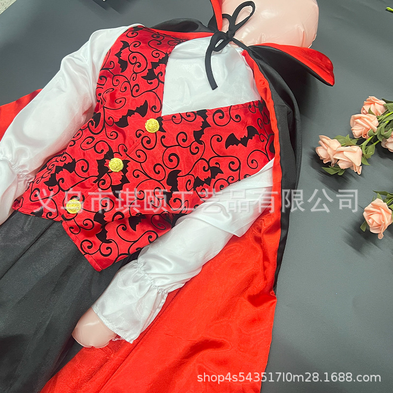 Nuevo Amazon transfronterizo Halloween horror vampiro trajes de maquillaje de baile trajes de teatro espectáculo