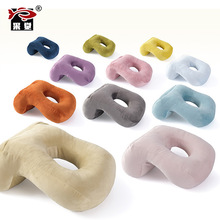 儿童午睡枕小学生透气镂空午休枕PP棉趴趴枕办公室休息枕现货批发