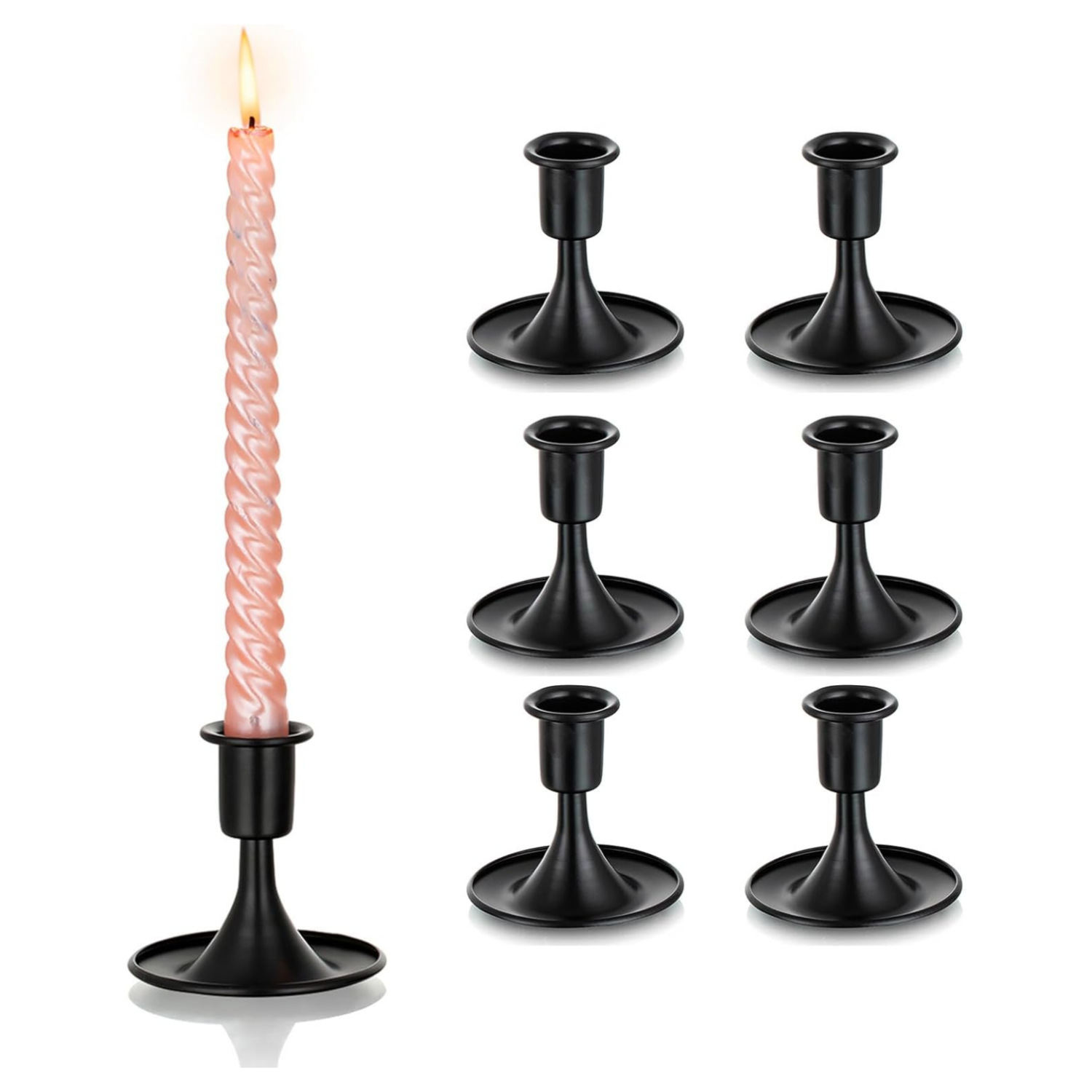 Fábrica directa transfronteriza altavoces europeos retro tablero de acero negro decoración romántica de cena a la luz de velas
