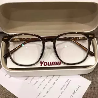 素颜方框TR眼镜架女防蓝光眼镜复古平光镜男潮近视镜高级感眼镜框