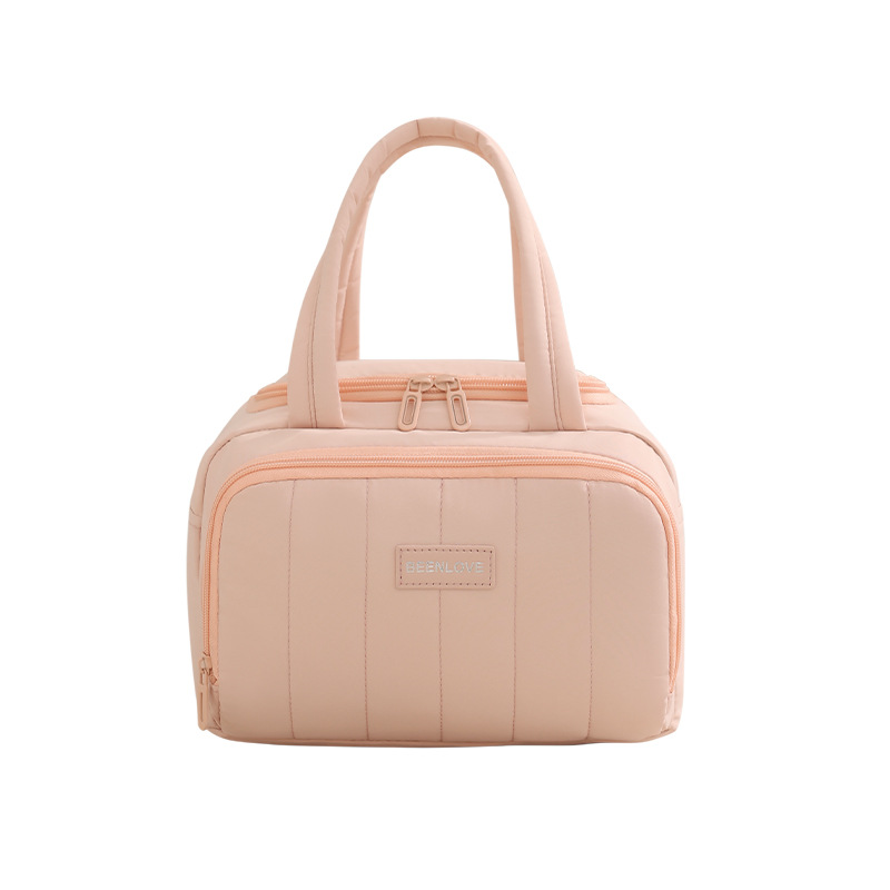 Feifan nueva lonchera para estudiantes bolso de mano preservación del calor bento bolso de comida cuadrado Yunjian bolsa de almuerzo para trabajadores de oficina bolsa de hielo