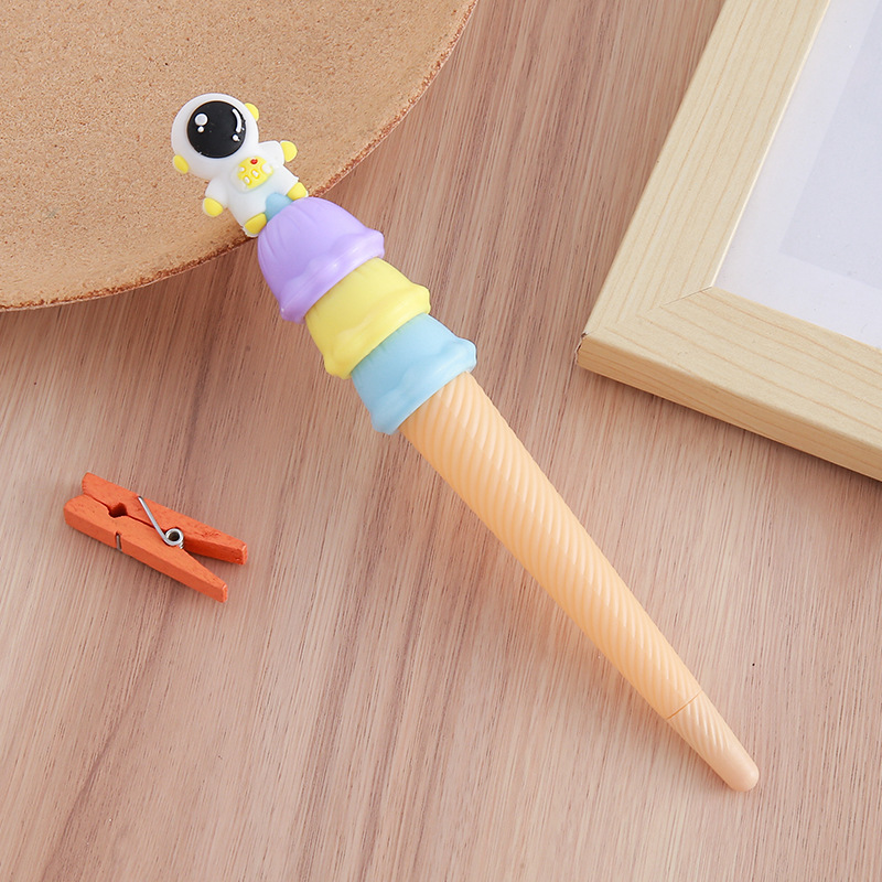 Bolígrafo de góner Haagen-Dazs Bolígrafo de góner de cono de dibujos animados Bolígrafo de góner de helado Papelería creativa Regalo de premio para estudiantes
