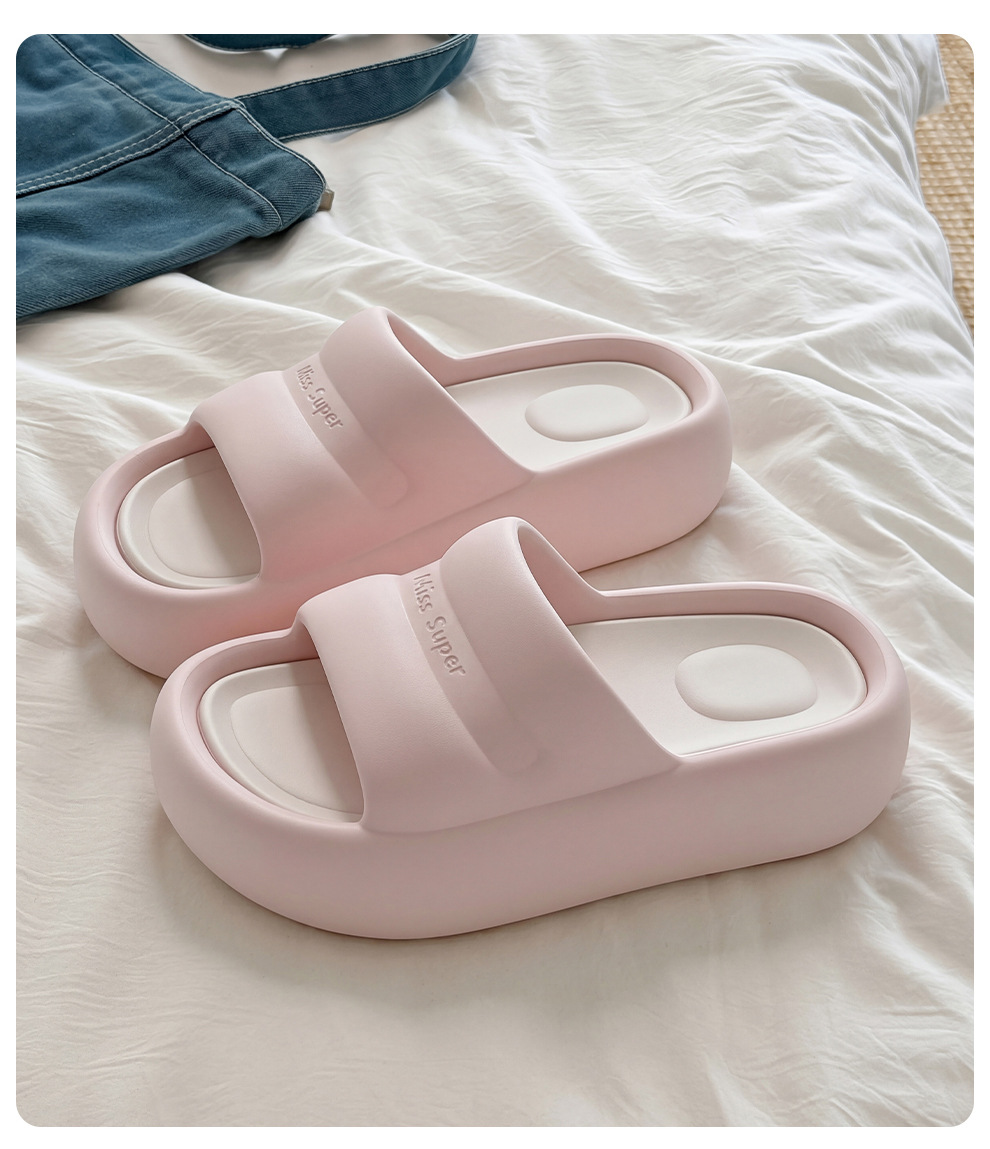 Pantofole donna con suola alta, comode e antiscivolo per casa_voghion.com