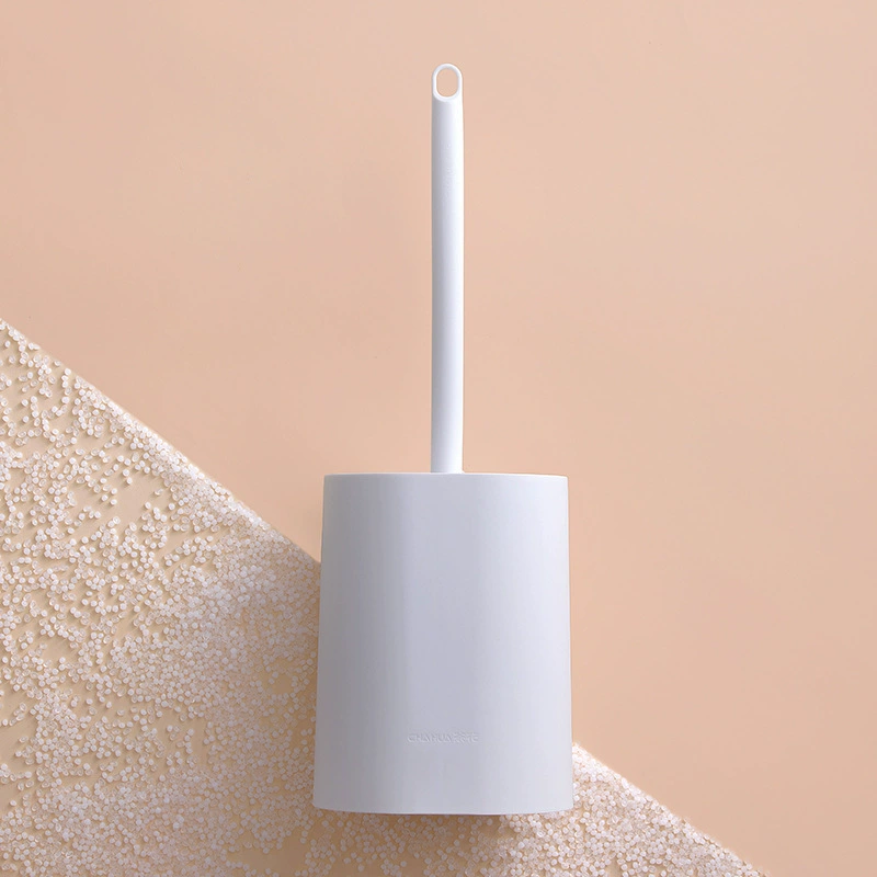 Tea flower Toilet brush household toilet toilet wall hanging cleaning brush set long handle toilet brush dead corner