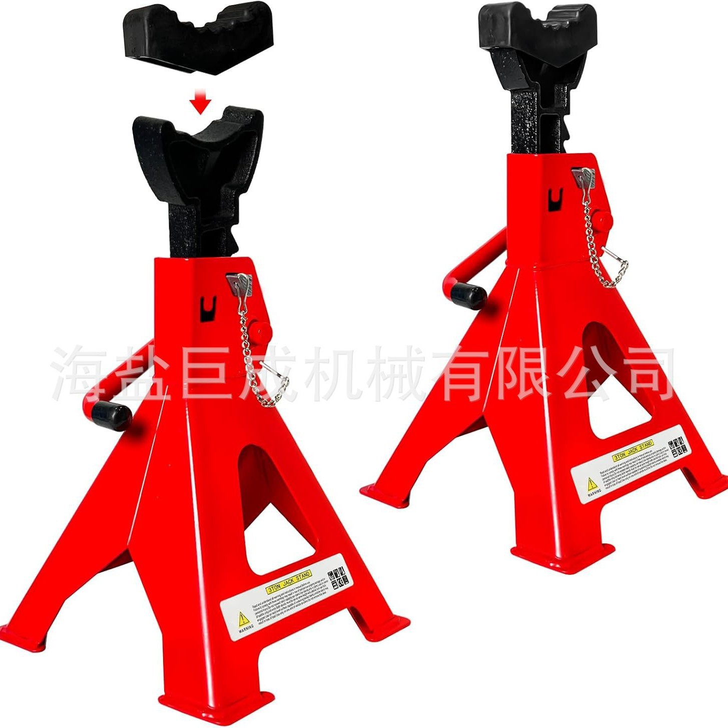 千斤顶支架带脚垫保安支架 带安全插销汽车维修/ Jack Stand 3T