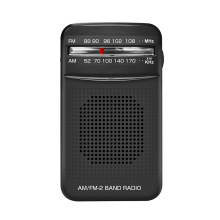 迷你型FMAM指针调频干电池音箱收音机带天线口袋经典便携收音机