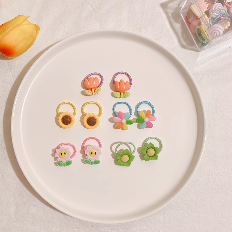 Banda de goma de dibujos animados para niños, las niñas atan el cabello sin lastimar el cabello, linda banda para el cabello, cuerda para el cabello, bebé de alto valor, cuerda para el cabello