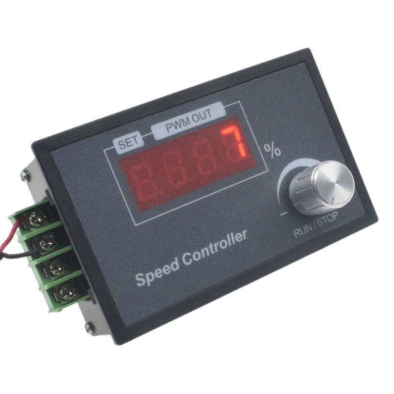 Интеллектуальная ручка энкодера регулятора скорости двигателя постоянного тока с ШИМ 6V12V24V36V48V Частота может быть установлена